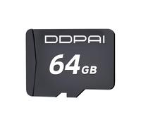 DDPAI Carte SD 64 Go, Carte Mémoir A1, U3, V30, Classe 10, 4K Ultra HD Haute Vitesse, Compatible Dashcam, Smartphone, Tablette, Caméra d’Action, Caméra de Surveillance
