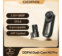 DDPAI Mola N3 Pro caméra de tableau de bord conduite véhicule caméra Wifi connexion intelligente enregistreur de voiture 2.5K voiture DVR caméra de tableau de bord