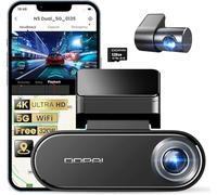 DDPAI N5 Dual Dashcam Voiture Avant Arrière 4K+1080P, Gratuit 128Go + 32Go eMMC Intégrée, Super Vision Nocturne, WiFi 5G, GPS, G-Sensor, Contrôle Via Appli, Surveillance Parking 24h