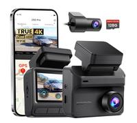 DDPAI Z50 Pro Dashcam Voiture Avant/Arrière 4K+1080P Double HDR,128 Go SD,Wi-FI 6, GPS, Écran IPS 3",Surveillance Stationnement 48H, Vision Nocturne,ADAS,Capteur G,Supercondensateur,Compatible 4G LTE