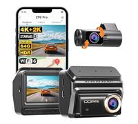 DDPAI Z90 Pro Dashcam 4K+2K, Double STARVIS 2 (IMX678 & SC431AI), 64GB eMMC, Vision Nocturne + Anti-Scintillement, Autoroute 3K/60fps, GPS/ADAS, 5G Wi-FI, 4G LTE, Surveillance de stationnement 24h