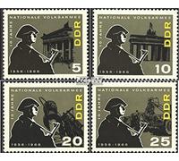 DDR 1161-1164 (complète.édition) Neuf avec Gomme Originale ** MNH 1966 10 Années armée du Peuple (Timbres pour Les collectionneurs) Militaire/Chevalier