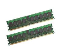 - DDR2 - kit - 8 Go: 2 x 4 Go - DIMM 240 broches - 800 MHz / PC2-6400 - mémoire enregistré - ECC