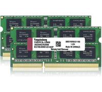 DDR3/DDR3L 16GB (2x8GB) 1600MHz PC3L-12800/PC3-12800 Sodimm CL11 Non-ECC Unbuffered 1.35V/1.5V 2Rx8 Dual Rank 204 Pin Memory Ram Barette Kit for Laptop (Green)