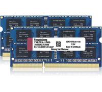 DDR3/DDR3L 16GB (2x8GB) 1600MHz PC3L-12800/PC3-12800 Sodimm CL11 Non-ECC Unbuffered 1.35V/1.5V 2Rx8 Dual Rank 204 Pin Memory Ram Barette Kit for Laptop (Blue)