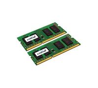 - DDR3 - kit - 16 Go: 2 x 8 Go - SO DIMM 204 broches - 1866 MHz / PC3-14900 - CL13 - 1.35 V - mémoire sans tampon - non ECC