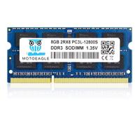 DDR3L-1600 SODIMM PC3L 12800S 8Go DDR3L 1600MHz 8GB PC3 12800S 204-Pin CL11 1.35V d'ordinateur Portable Mémoire RAM