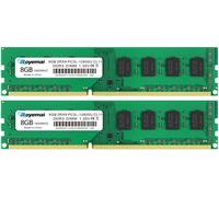 DDR3L-1600 UDIMM Kit 16Go (2x8Go) 2Rx8 PC3L-12800U 8Go PC3-12800 240 Broches Non ECC Non Tamponné 1.35V CL11 Double Rangée Mémoire De Bureau Ram