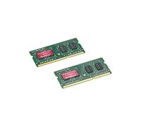 - DDR3L - kit - 8 Go: 2 x 4 Go - SO DIMM 204 broches - 1600 MHz / PC3L-12800 - 1.35 V - mémoire sans tampon - non ECC - pour Disk Station DS1517+,
