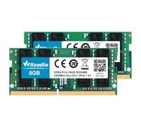 DDR4 16Go Kit (2x8Go) 2400MHz Laptop Mémoire RAM CL17 SODIMM Wlizedle Module de Mémoire PC4-19200 260-Pin 1,2V Non-ECC 2Rx8 Upgrade Notebook Memory pour Ordinateur Portable, Vert