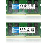 DDR4 3200MHz Laptop RAM Memory Kit (2x8GB) CL22 So-DIMM Memory Module PC4-25600 260-Pin 1.2V Non-ECC 2Rx8 Upgrade Notebook Memory for Laptop, Green