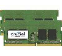 - DDR4 - kit - 16 Go: 2 x 8 Go - SO DIMM 260 broches - 2400 MHz / PC4-19200 - CL17 - 1.2 V - mémoire sans tampon - non ECC