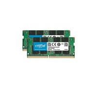 Crucial - DDR4 - kit - 16 Go: 2 x 8 Go - SO DIMM 260 broches - 2666 MHz / PC4-21300 - CL19 - 1.2 V - mémoire sans tampon - non ECC