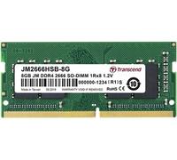 Transcend 8 Go DDR4 2666 MHz So-DIMM 1Rx8, TS2666HSB-8G Mémoire RAM
