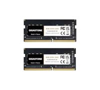 【DDR4 RAM Mise à Niveau pour Portable】 GIGASTONE 16Go Kit(2x8Go) DDR4 2666MHz(2400MHz Or 2133MHz) PC4-21300(PC4-19200/17000) CL19 1.2V SODIMM 260pin UnbuffeRouge Non ECC Mémoire Haute Performance