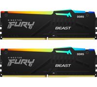 DDR5 32GB PC 6000 CL30 Kingston KIT (2x16GB) FURY Beast RGB retail