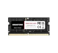 【DDR5 RAM】 GIGASTONE 16Go Kit DDR5 4800MHz PC5-38400 CL 40-40-40-77 1.1V SODIMM 262pin UnbuffeRouge Non ECC Mémoire Haute Performance Mise à Niveau pour Portable