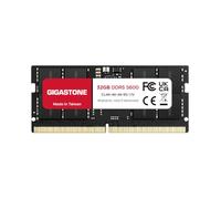 【DDR5 RAM】 GIGASTONE 32Go Kit DDR5 5600MHz PC5-44800 CL 46-46-46-90 1.1V SODIMM 262pin UnbuffeRouge Non ECC Mémoire Haute Performance Mise à Niveau pour Portable