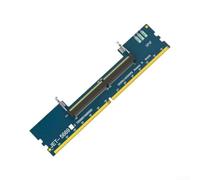 DDR5 SO-DIMM convertisseur 133.5mm JEDEC Standard Bleu | Convertit l'ordinateur portable DDR5 SO-DIMM en U-DIMM de bureau, mise à niveau économique, pas de prise en charge R-DIMM