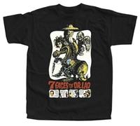 ddrdfff55 7-Faces-of-Dr-Lao-V1-fantasy-western-poster-1964-DTG-T-Shirt