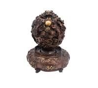 DDRROJFRS Ornements en cuivre, tournant Le Monde Neuf trépieds secs Neuf Dragons Jouant des Perles Maison Salon Artisanat décoratif(3)
