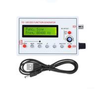 DDS Kit générateur de signal de fonction sinusoïdal triangle de sortie 1 Hz à 500 kHz pour gamme de fréquences pour débogage PLC et test d'appareils, ABS blanc, 125 x 80 mm