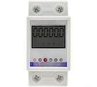 DDS1108 Compteur d'électricité intelligent monophasé pour montage sur rail DIN avec plage de courant 5 (60) A et affichage LCD en temps réel (C)