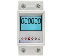 DDS1108 Compteur d'électricité intelligent monophasé pour montage sur rail DIN avec plage de courant 5 (60) A et écran LCD en temps réel (D)