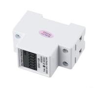 DDS1108 Compteur d'énergie numérique monophasé avec écran LCD rétroéclairé 50 A 60 A AC 220 V Tension précise, courant, fréquence, surveillance de l'alimentation avec indicateur d'impulsion LED rouge