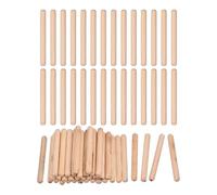 DDS22E Goupilles en bois, 90 pièces, extrémités biseautées cannelées, travail du bois, meubles, armoire, assemblage d'étagères(6x60mm)