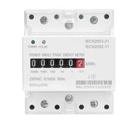 DDS6619-023 AC230V 100A compteur d'énergie électronique monophasé Din Rail kWh compteur consommation analogique jauge d'électricité wattmètre