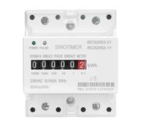 DDS6619-023 AC230V 100A compteur d'énergie électronique monophasé Din Rail kWh compteur consommation analogique jauge d'électricité wattmètre