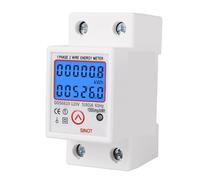 DDS6619 LCD rétro-éclairage numérique compteur d'énergie monophasé kWh compteur de consommation d'énergie wattmètre électronique AC 220 V 80A réinitialiser zéro
