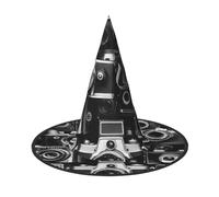 DDSFvbv Camera Collection Chapeau de sorcière pour Halloween, accessoire de cosplay, déguisement, décorations de vacances, taille unique