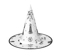 DDSFvbv Chapeau de sorcière en langue des signes pour Halloween, accessoire de cosplay, déguisement, décorations de vacances, taille unique