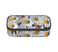 DDSFvbv Daisy Trousse à crayons - Fournitures d'étudiant et de bureau - Sac de rangement - Trousse de maquillage - Grande trousse de papeterie, Noir , Taille unique, Organiseur de sac