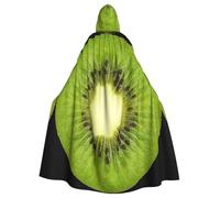 DDSFvbv Kiwi Slice - Cape à capuche unisexe pour Halloween, costumade, robe longue pour déguisement, uniforme