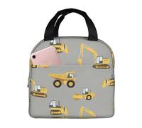 DDSFvbv Sac à déjeuner isotherme pour camions de chantier, réutilisable, portable, parfait pour le travail, le pique-nique, la plage, le barbecue
