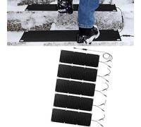 DDSTTLK Tapis de déneigement extérieur for escaliers et allées - Antidérapant, Cordon d'alimentation de 1,8 m, déneigement Efficace(30x90cmx5Pcs)