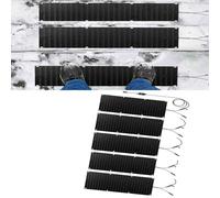 DDSTTLK Tapis de déneigement for allées, escaliers et trottoirs extérieurs - Antidérapant, avec Cordon d'alimentation(30x120cmx5Pcs)