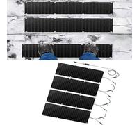 DDSTTLK Tapis de déneigement for allées, escaliers et trottoirs extérieurs - Antidérapant, avec Cordon d'alimentation(40x160cmx4Pcs)