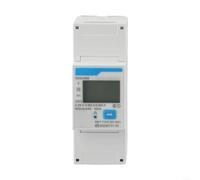 DDSU666 Compteur d'énergie monophasé avec interface RS485 pour montage sur rail DIN, 220-240 V, jusqu'à 80 A, mesure d'énergie précise pour les installations solaires PV et les boîtes murales, blanc