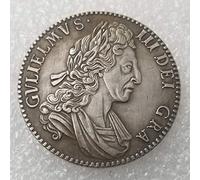 DDTing 1700 Dollars UK Argent - British Old Silver Coin Collecting - British Silver Shilling Old Coin - Uncirculated/Collectable État GoodService