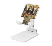 DDTKLSNV Ancient Egypt Tribe Series Support de téléphone pliable pour bureau, portable et réglable, convient à la plupart des téléphones