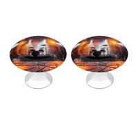 DDTKLSNV Boutons d'armoire de cuisine ronds avec vis pour commode, concert, scène, maison, bureau, cuisine