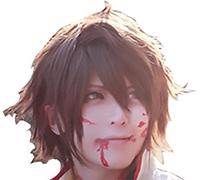 DDU Cosplay perruque for Hakuoki Okita Souji