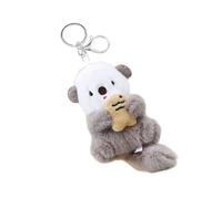 Ddujbtp Adorable porte-clés pour sacs et clés, pendentif de sac de dessin animé, décoration pour les amoureux des animaux et un usage quotidien, Paresseux marins marron, Organiseur de sac