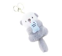Ddujbtp Adorable porte-clés pour sacs et clés, pendentif de sac de dessin animé, décoration pour les amoureux des animaux et un usage quotidien, Paresseux de mer gris, Organiseur de sac