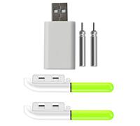 Ddujbtp Bâtons lumineux LED pour pêche nocturne avec batterie rechargeable