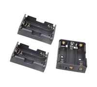 Ddujbtp Boîtier de batterie rechargeable 2 A - Bornes soudées - Boîtier d'alimentation pour appareils - Boîtier de batterie remplaçable pour haut-parleurs portables